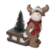 Renna Harz mit grauem Schlitten CM30x14H32