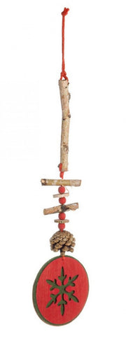 6x String Bormio Schnee nach rot