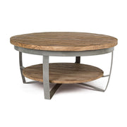 Runder Metalltisch Industriestil 90 cm