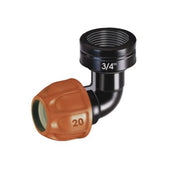 Ellbogenanschluss für Röhrchen 20 Millimeter Filet 3-4 