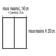 Hier Magnet 140x250 Grau Reduktion