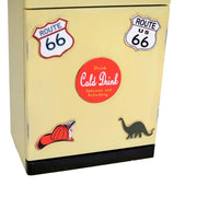 Vintage Kühlschrank 2 Türen 40 x 27 x 89 h cm