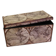 Blacksman Folding Falten rechteckig mappamondo cm76x38H38