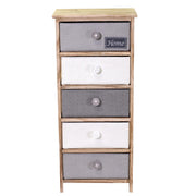 Brenda -Truhe 5 Schubladen CM40X29XH90 cm