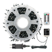 1000 weiße weiße weiße LED -Kette 60,5 m in Spule