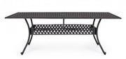 Outdoor -Tisch Ivrea rechteckig Anthrazit 107 x 213 cm