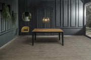Rovere-Black Extendable Tabelle 90 cm x 156-116 cm H. 76 cm