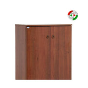 Antike antike Walnussgarderobe in ENNOLTLED Holz 2 Türen-4 Regale 130x71x38