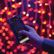 Twinkly Cutain Wall RGB und heiße weiße 210 LEDs