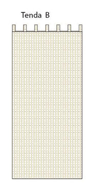 Rosmary Fabric Tenda Rines CM140xH300x2