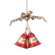 Rote Metallglocke CM23X15X6