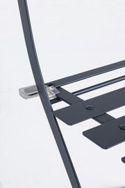 Gartenset Bistrot Antracit Bizzotto Stühle Tisch