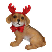 Harzhund mit Hörnern und Bug CM17x10H17