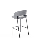 2x Stoffhocker 50 cm x 52 cm H. 89 cm