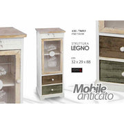 Altes Madia Mobile mit Showcases Showcase 32 x 29 x 88 H cm