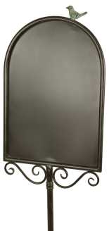 C-Piedistallo Iron Blackboard H-4906 cm.43,5 x 43,5 H 152