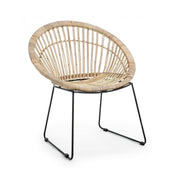 Natural Cayes Rustikaler Sessel