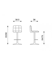 2x Kurt Sts -ähnlicher Stuhl