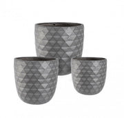 Set3 P.Vaso Pyramid Anthrazitbombe