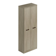 Kleiderschrank für mobile Tonschuhe Zwei Multi -Storey -Türen 6 Regale CM H182X71X38