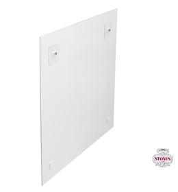 Druck auf 60x60 cm Glas mit mehrfarbigen Leinwand