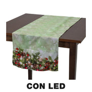 Runner Fabric Blue LED -Zweige CM40x150