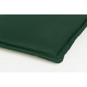 Drei -Seerer -Bankkissen dunkelgrün Poly180 153x48x H3 cm