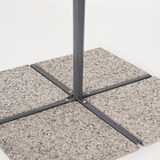 Gartenschirm mit Armdurchmesser 300x H253 cm Sorrent-Anthrazitnatural