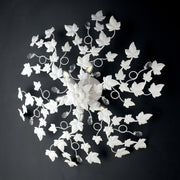 Shabby Shabby Celle Sechs weiße Lichter in Kristall Strasssteinen 80 cm EDERA