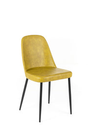 4x Soft-Touch 52 cm x 45 cm x 85 cm Stuhl