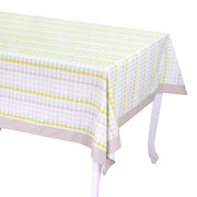 Stoff Tischdecke London Green Patch Bord CM5rettangular CM140X180