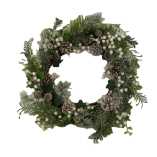 Runde weiße Plastikkoron CM Ø56