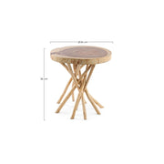 Holztisch cm. 56 x 56