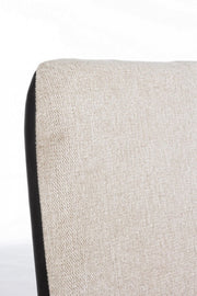 2 -seerer Sofa Beige im Designstil Stoff