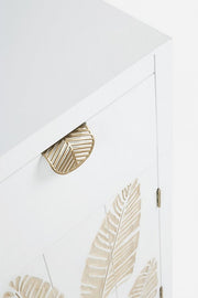 Folium 2 -Door Glaube und 4 Schubladen CM 100x34x 80h