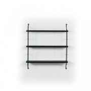 Wall Bookshop 3 Regale Neelix Black CM 60 x 15 x 68 h