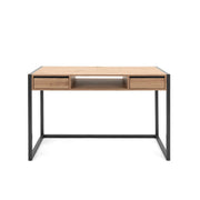 Moderne Schreibtisch Büro Eiche mit Schubladen 120 x 60 x 75 h CM (Denver30) Effez