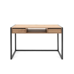 Moderne Schreibtisch Büro Eiche mit Schubladen 120 x 60 x 75 h CM (Denver30) Effez