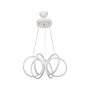 LED -Suspensionslampe Illya Weiße Spiralform MDL4439 Effez