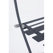 Gartenset Bistrot Antracit Bizzotto Stühle Tisch