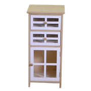 Naomi 1 Türkiste der Schubladen und 2 rechteckige natürliche Schubladen CM33X30XH72