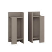 Setzen Sie 2 Tische ELOS ELOS LIGHT CARBE MECHA 25x25x60 cm
