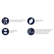 Kristallbox transparent grau H 14x31x31 cm