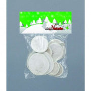 Weiße Holzschlösser für Weihnachten schaften 90 Gramm