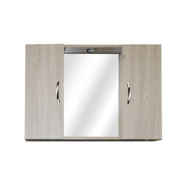 Badezimmerspiegelschrank Olmo 2 Türen H.61x80x14 cm Effez