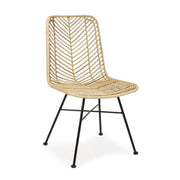 Lorena -Stuhl in Naturfasern