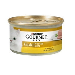 Gold Mousse Gourmet mit Purine -Hühnchen 85 Gramm