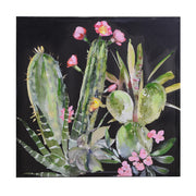 Cactus Black Cactus Druck CM80X80X3