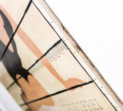 Druck auf Holz mit mehrfarbigen Leinwand 60x100 cm