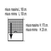 IRS-CE-Mückennetz vertikaler Raum 160x170 cm Weiß